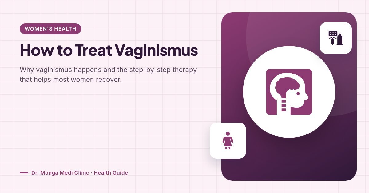 Calm heart and lotus illustration for vaginismus guide