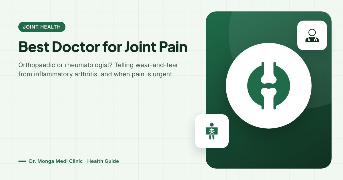Bone and activity illustration for joint pain guide