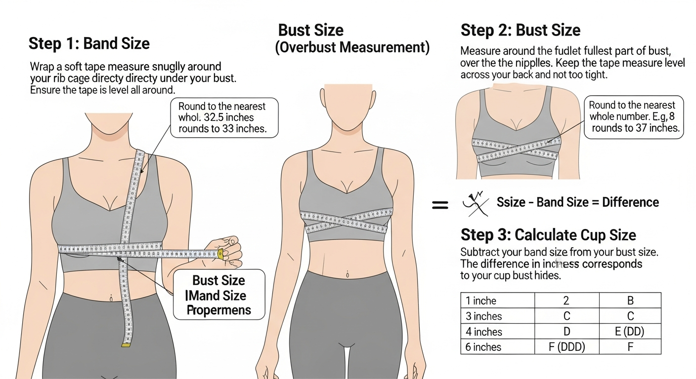 Measure Your Breast Size at Home