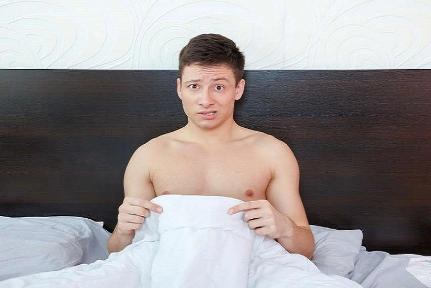 Nocturnal emission consultation illustration