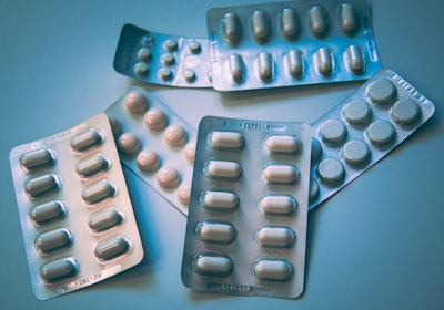 Medicine prescription pills illustration