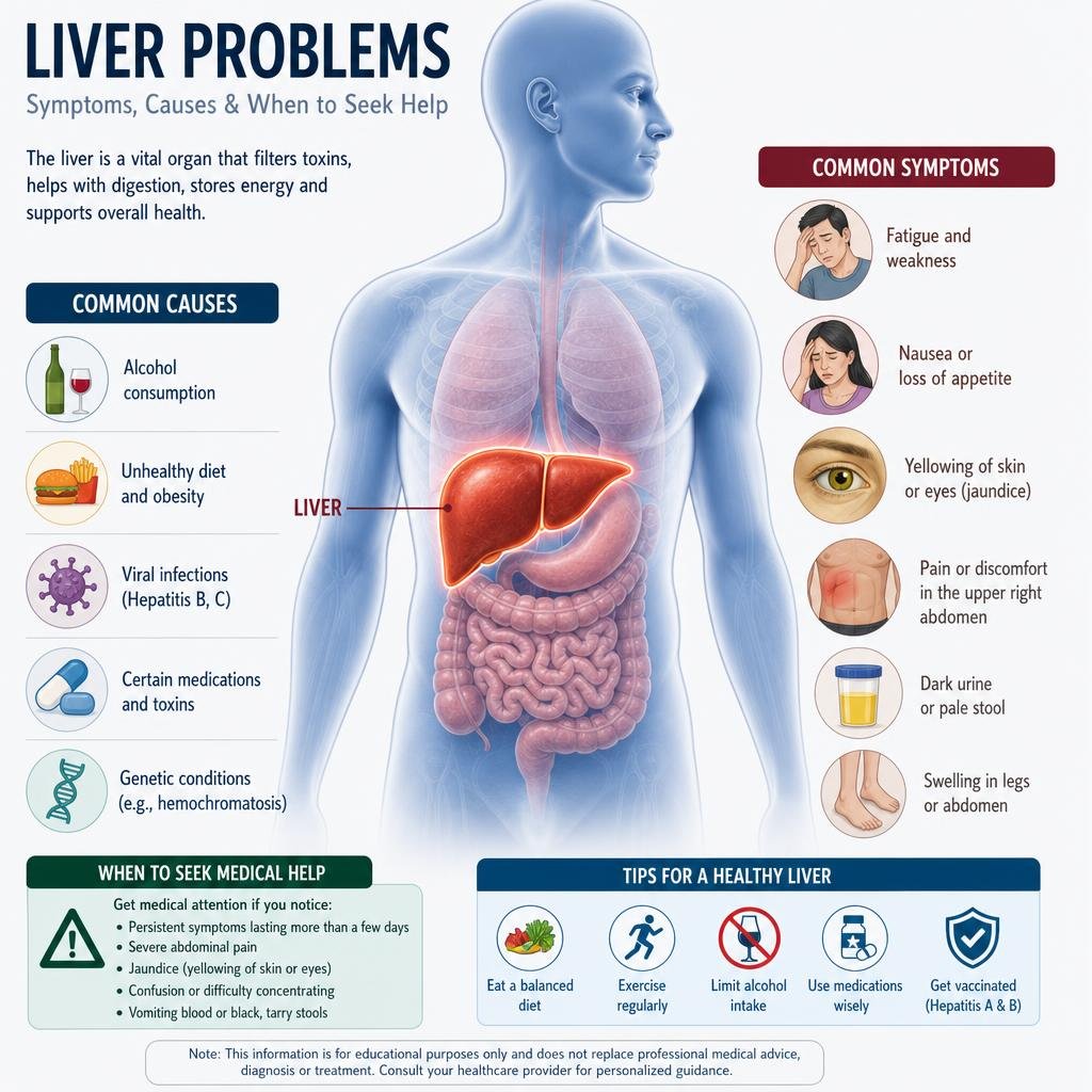 Liver disease symptoms